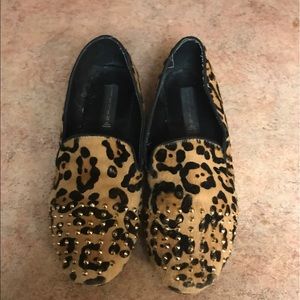Steve by Steve Madden Cheetah hair Flats Size 10